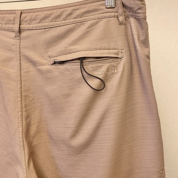 Da Hui Hybrid 37 Boardshorts, Men’s Heathered Tan, Hiking, Swim, Surf, Beach - Picture 3 of 7